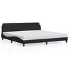 vidaXL Giroletto Dover Nero 200x200 cm in Tessuto