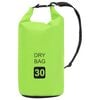 vidaXL Borsa Impermeabile Verde 30 L in PVC