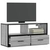 vidaXL Mobile TV Grigio Sonoma 80x31x39,5 cm Legno Multistrato Metallo
