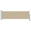 vidaXL Tenda laterale 60 x 300 cm 100% poliestere ferro acciaio