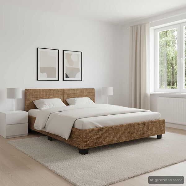 vidaXL Giroletto in Rattan Naturale 180x200 cm