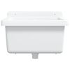 vidaXL Lavabo a Parete Bianco 40x40x24 cm in Resina
