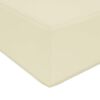 vidaXL Cuscino per divano da esterno Crema 60 x 60 x 8 cm Poliestere