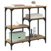 vidaXL Tavolo consolle Rovere artigianale 80 x 29 x 75 cm