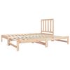 vidaXL Dormeuse Estraibile 2x(90x190) cm Legno Massello di Pino