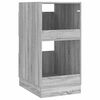 vidaXL Mobile da lavanderia con porta Grigio Sonoma Legno multistrato