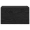 vidaXL Mobiletto a muro Rovere Nero 60 x 36,5 x 35 cm