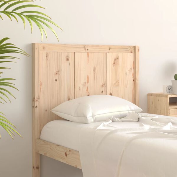 vidaXL Testiera per Letto 80,5x4x100 cm in Legno Massello di Pino