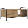 vidaXL Tavolino da salotto Rovere Artigianale 90 x 49 x 41 cm