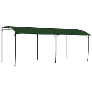 vidaXL Gazebo 6 x 3 x 2,55 m Verde Tessuto e Alluminio 180 gsm