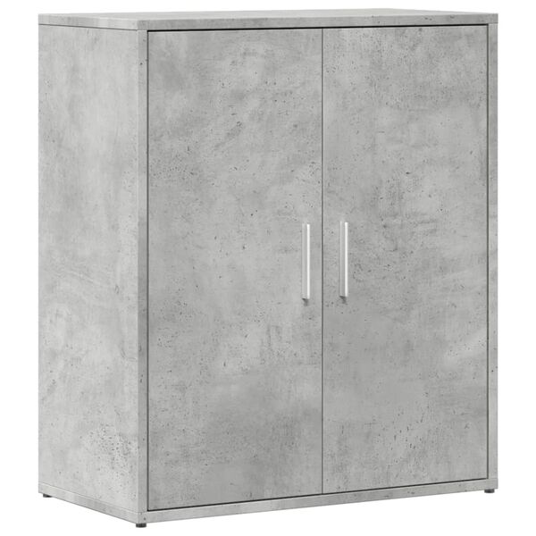 vidaXL Credenza Grigio Cemento 60x31x70 cm in Legno Multistrato