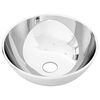vidaXL Lavandino 28x10 cm in Ceramica Argento