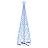 vidaXL Albero di Natale a Cono Blu 500 LED 100x300 cm