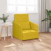 vidaXL Divano letto Giallo 65 x 80 x 83 cm Velluto