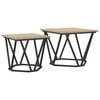 vidaXL Set tavolini 2 pz Rovere Sonoma 50 x 50 x 40 cm