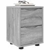 vidaXL Comodini con cassetto 2 pcs Grigio Sonoma 30,5 x 30 x 43 cm