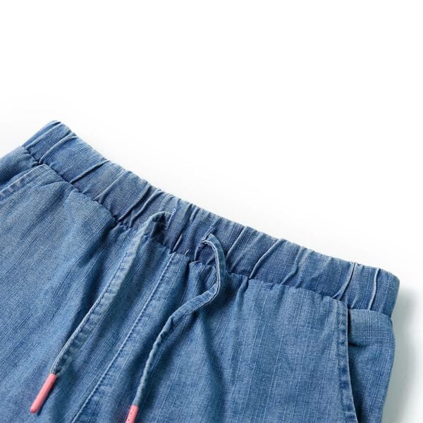 Pantaloncini da Bambino Blu Denim 128