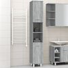 vidaXL Armadietto Bagno Grigio Sonoma 30x30x179cm in Legno Multistrato