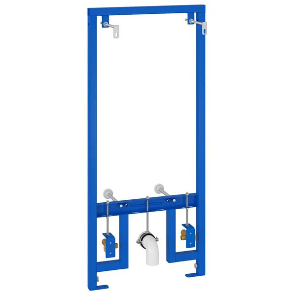 vidaXL Supporto da parete per bagno Blu 50 x 3 x 112 cm