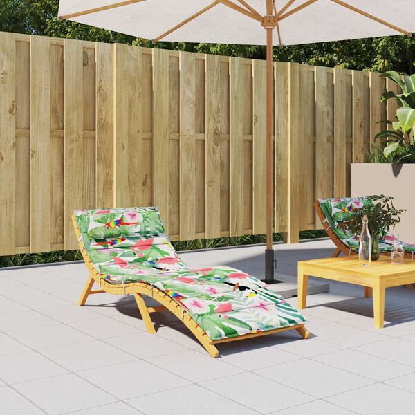 vidaXL Cuscino per Lettino Multicolore 180x60x4 cm in Tessuto Oxford