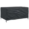 vidaXL Copertura per mobili Tinta unita Nero 172 x 113 x 73 cm 600D