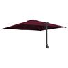 vidaXL Ombrello da giardino Rosso Bordeaux 248,5 x 247,5 x 160 cm