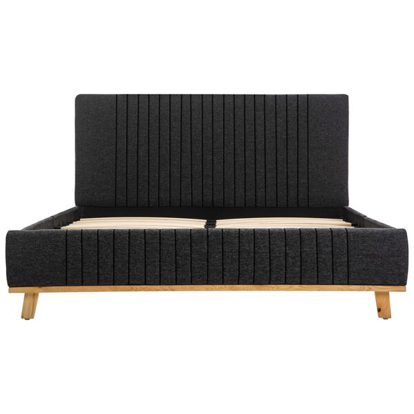 vidaXL Giroletto Grigio Scuro in Tessuto 120x200 cm