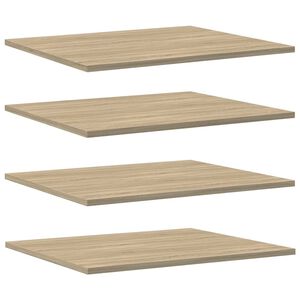 vidaXL Ripiani per Libreria 8pz Rovere Sonoma 60x50x1,5cm Multistrato