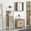 vidaXL Set di mobili per il bagno 3 pcs Marrone 60 x 30 x 60 cm