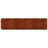 vidaXL Bordure per Prato 10 pz 25x103 cm Flessibili in Acciaio Corten