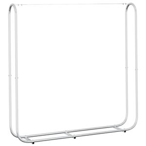 vidaXL Rastrelliera per Legna 150x25x150 cm in Acciaio Zincato