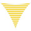 vidaXL Vela da ombra solare Giallo e Bianco 2 x 2 x 2 m