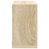 vidaXL Mensole Parete a Cubo 2 pz Rovere Sonoma 26x15x26 cm