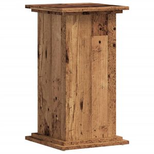 vidaXL Supporto per piante Legno antico 33 x 33 x 60 cm