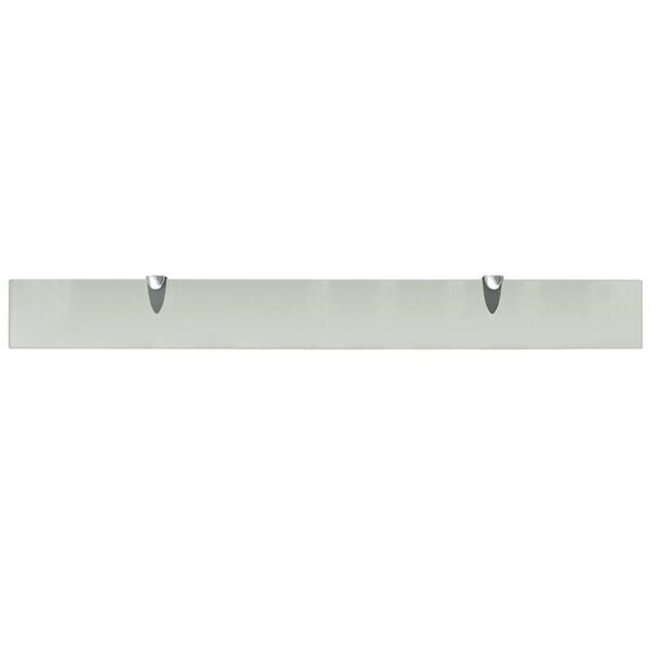 vidaXL Mensole Galleggianti 2 pz in Vetro 90x10 cm 8 mm
