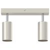 vidaXL Faretto da soffitto Nichel 26 x 5,5 x 16,5 cm Metallo