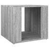 vidaXL Comodino Grigio Sonoma 41x40x36 cm in Legno Multistrato