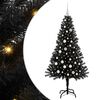vidaXL Albero di Natale Nero 150 cm PVC