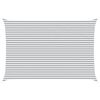 vidaXL Vela da ombra solare Grigio chiaro e bianco 6 x 4 m