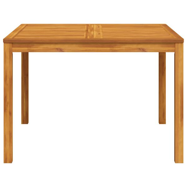 vidaXL Tavolo da Pranzo da Giardino 110x110x75cm Legno Massello Acacia