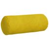 vidaXL Cuscini a rullo 2 pcs Giallo Ø 15 x 40 cm Tessuto in Cords