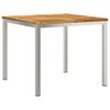 vidaXL Setdapranzodagiardino 3 pcs Marrone Teak solido