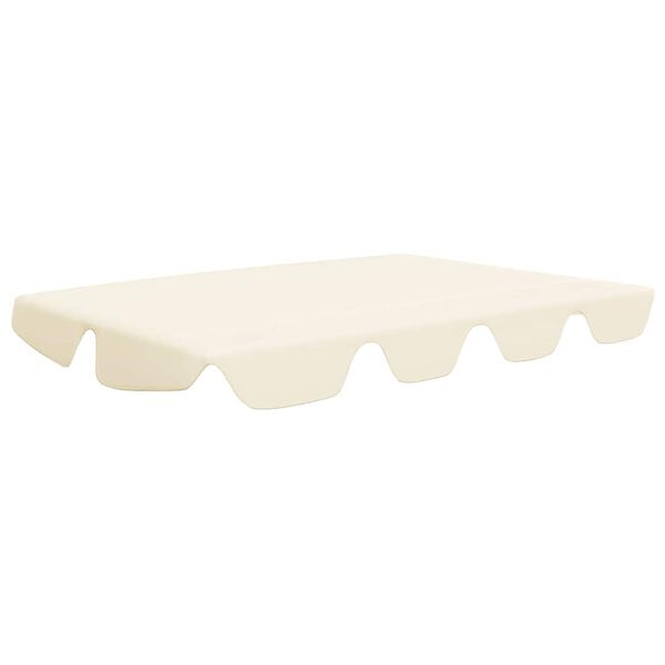vidaXL Baldacchino per Dondolo Giardino Crema 188/168x145/110 cm