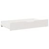 vidaXL Cassettoni da Letto 2 pz Bianchi 95x55x17cm Legno Massello Pino