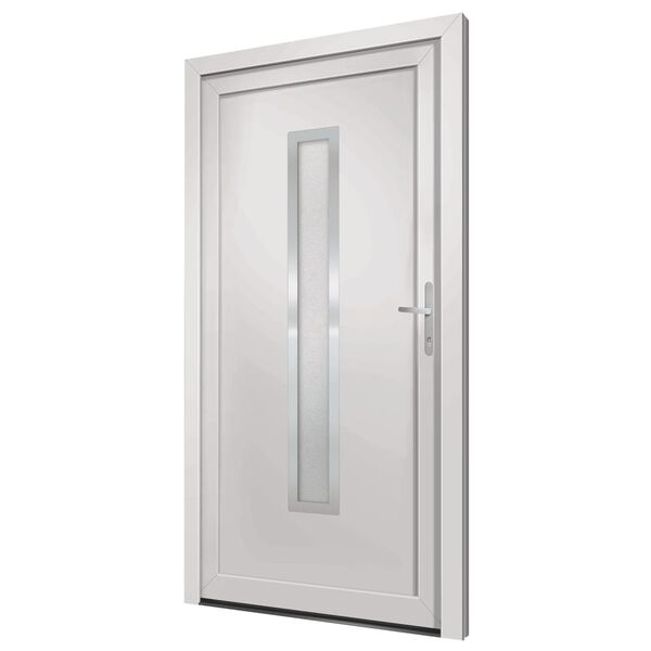 vidaXL Porta Ingresso Bianca 98x190 cm in PVC