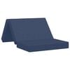 vidaXL Divano Letto Pieghevole 80 x 67 x 45 cm Blu