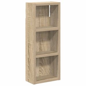 vidaXL Armadio da bagno a muro Rovere Sonoma 20 x 10 x 50 cm