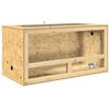 vidaXL Terrario Marrone 100 x 50 x 100 cm OSB