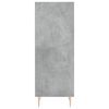vidaXL Credenza Grigio Cemento 34,5x32,5x90 cm in Legno Multistrato