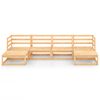 vidaXL Set Divani da Giardino 6 pz in Legno Massello di Pino